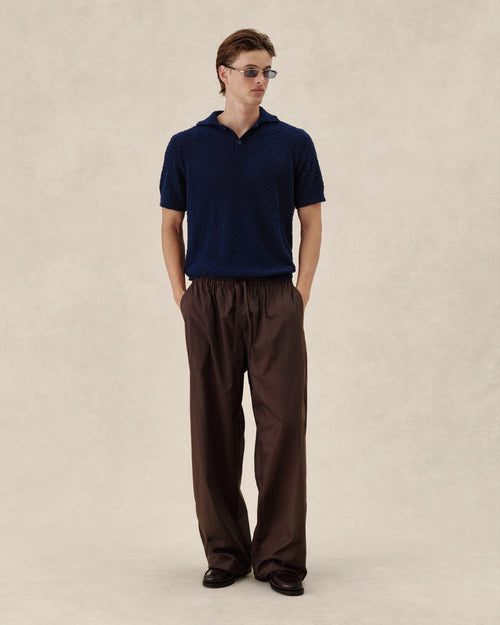 545 Bouclè Polo Shirt