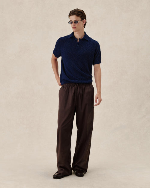 545 Bouclè Polo Shirt
