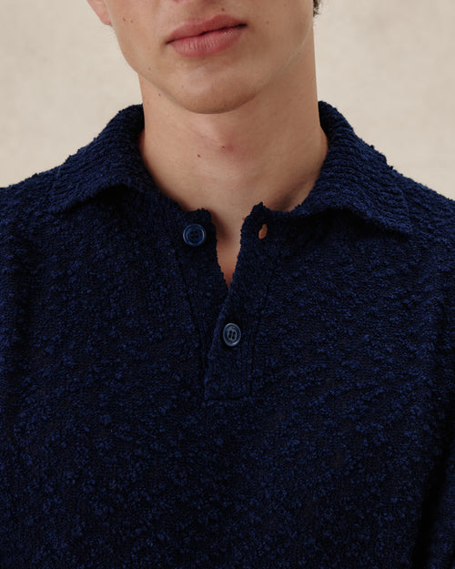 545 Bouclè Polo Shirt