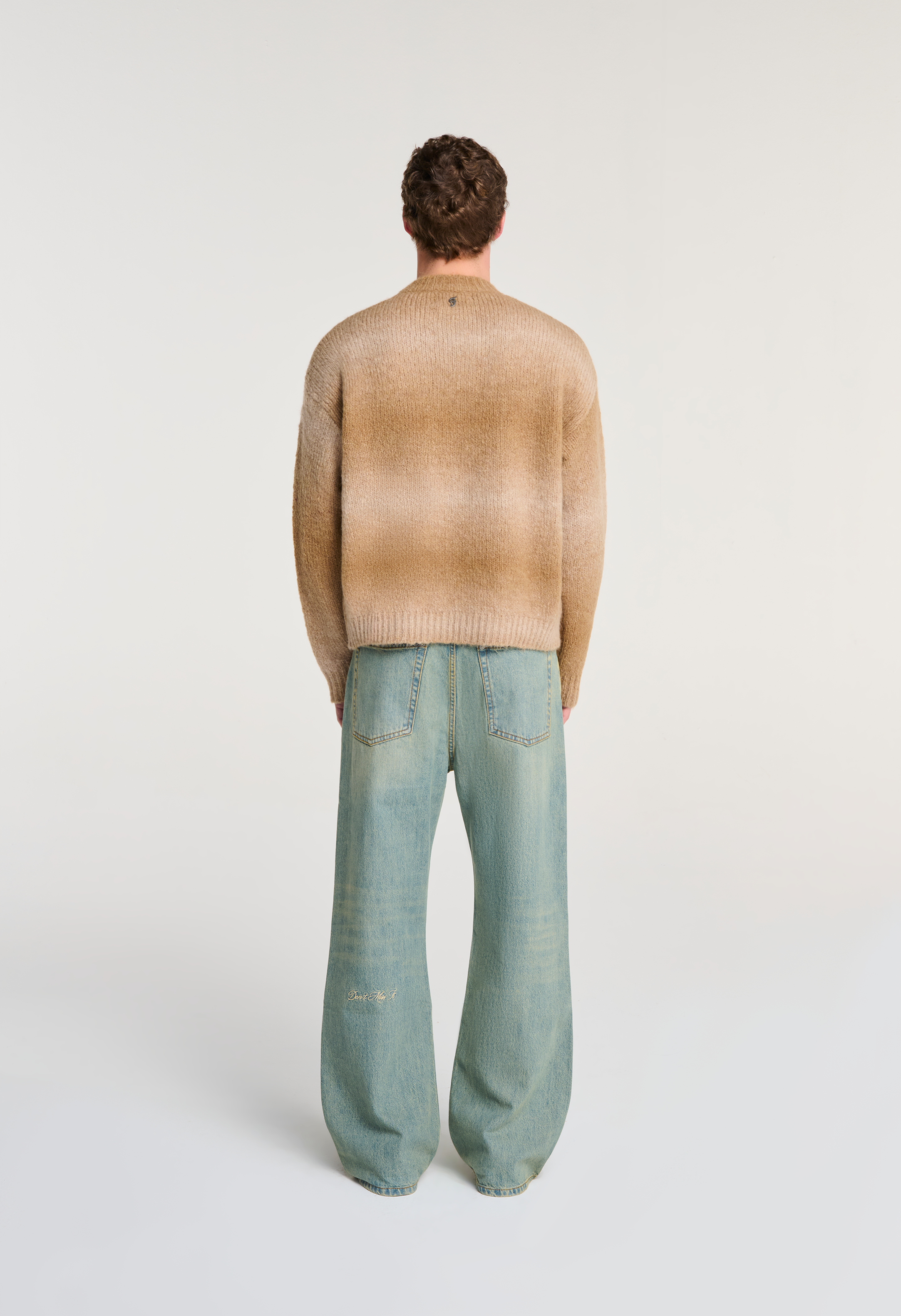 545 ALPACA FADED SWEATER ROVERE SAND