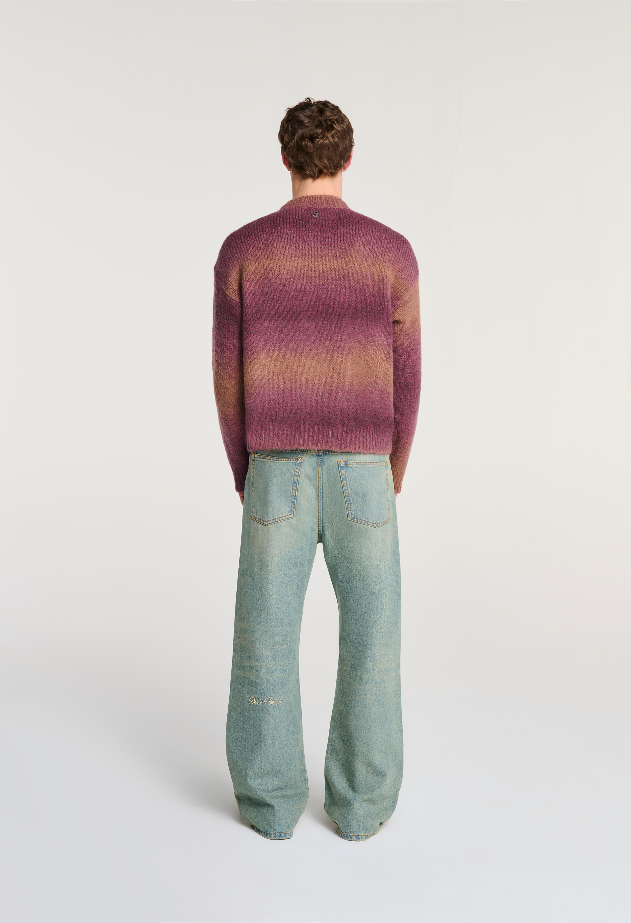 545 ALPACA FADED SWEATER BARBERA PURPLE