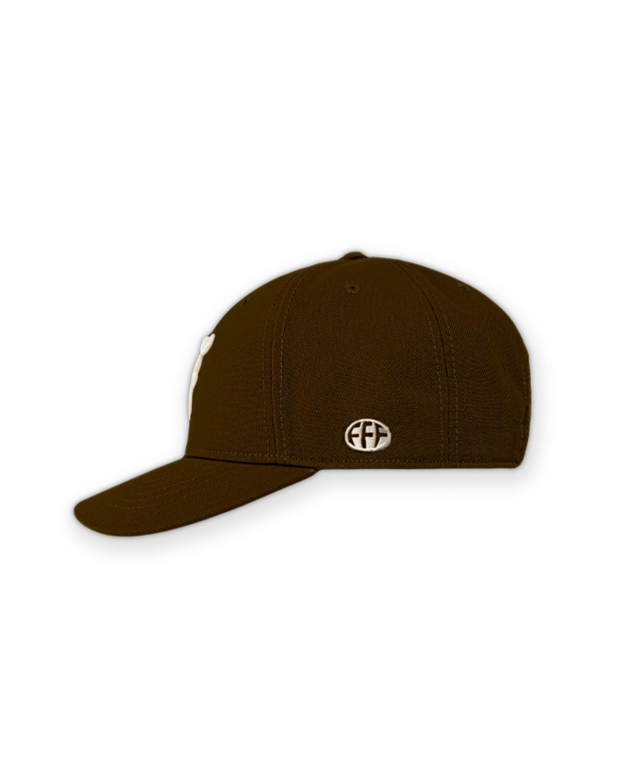 545 TEAM LOGO BASEBALL HAT LIGHT BROWN
