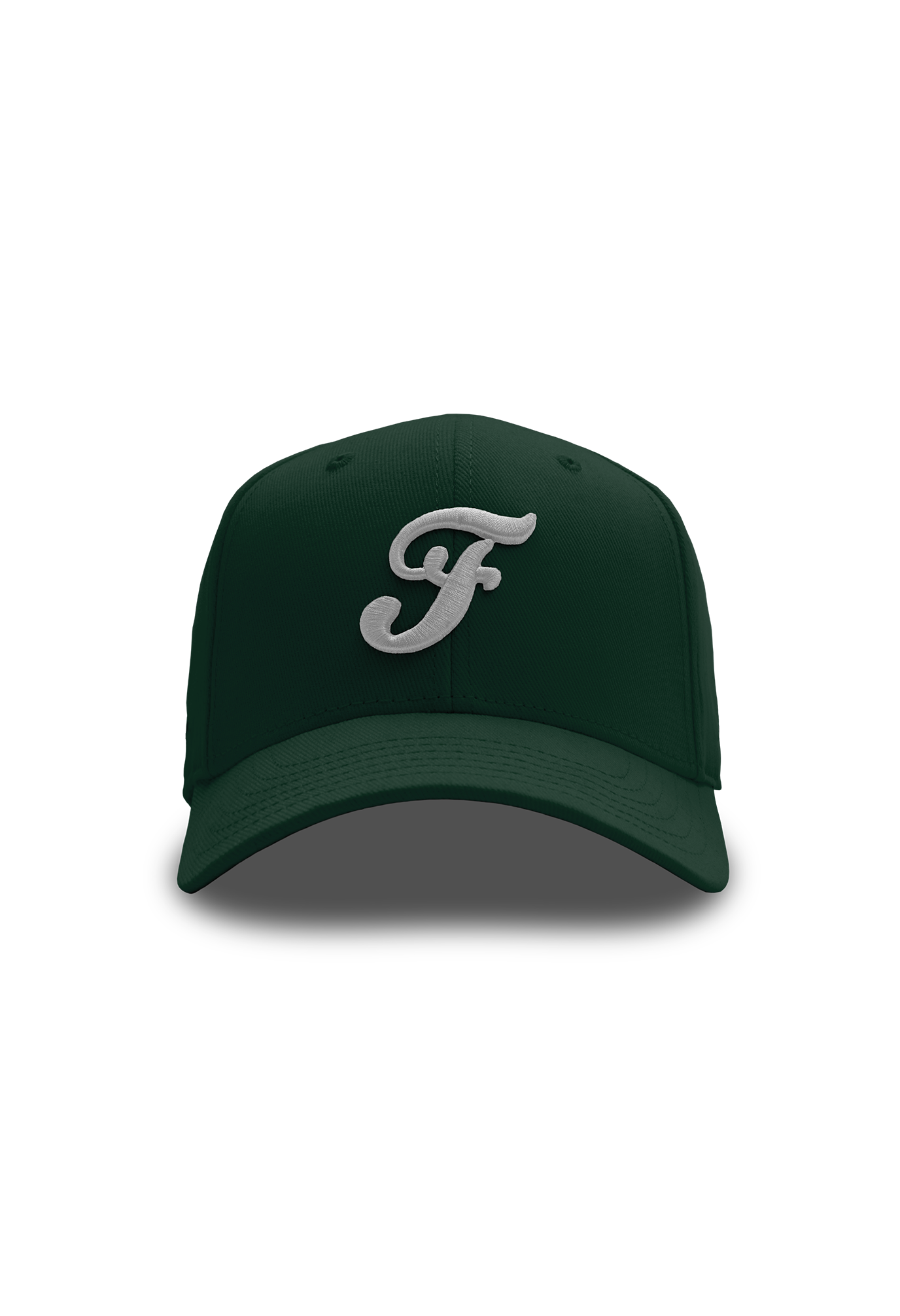 545 TEAM LOGO FITTED HAT BOTTLE GREEN