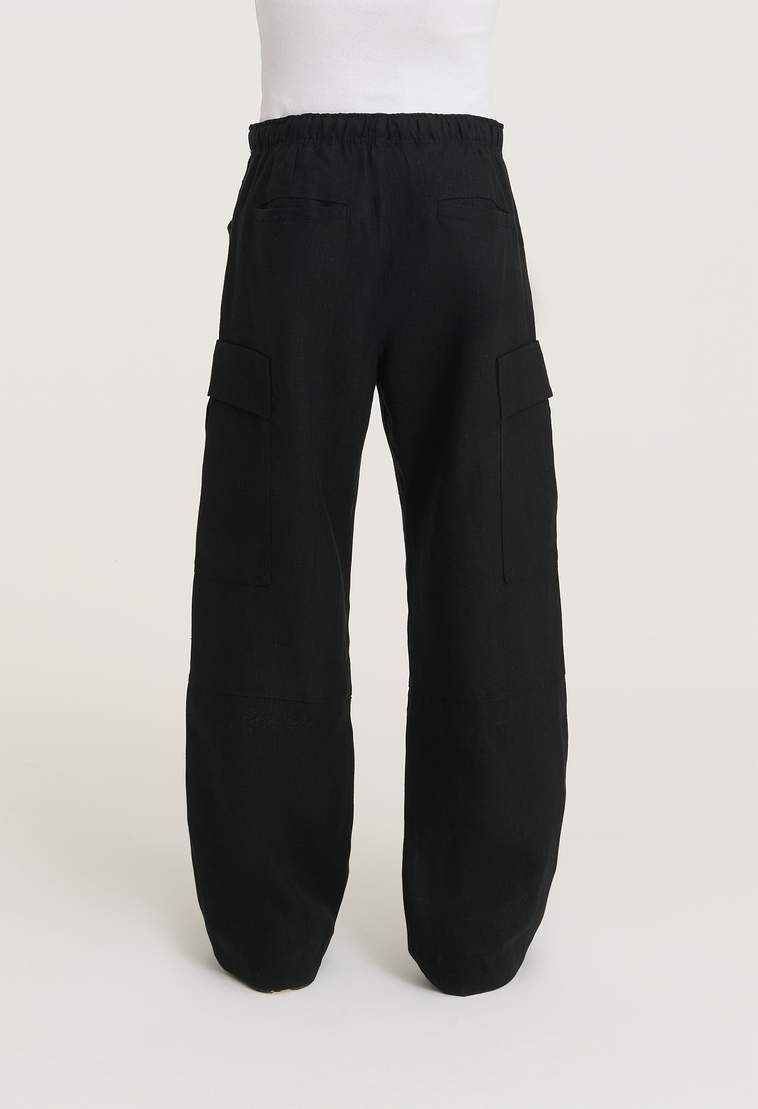 545 HEAVY CARGO LINEN ASH BLACK