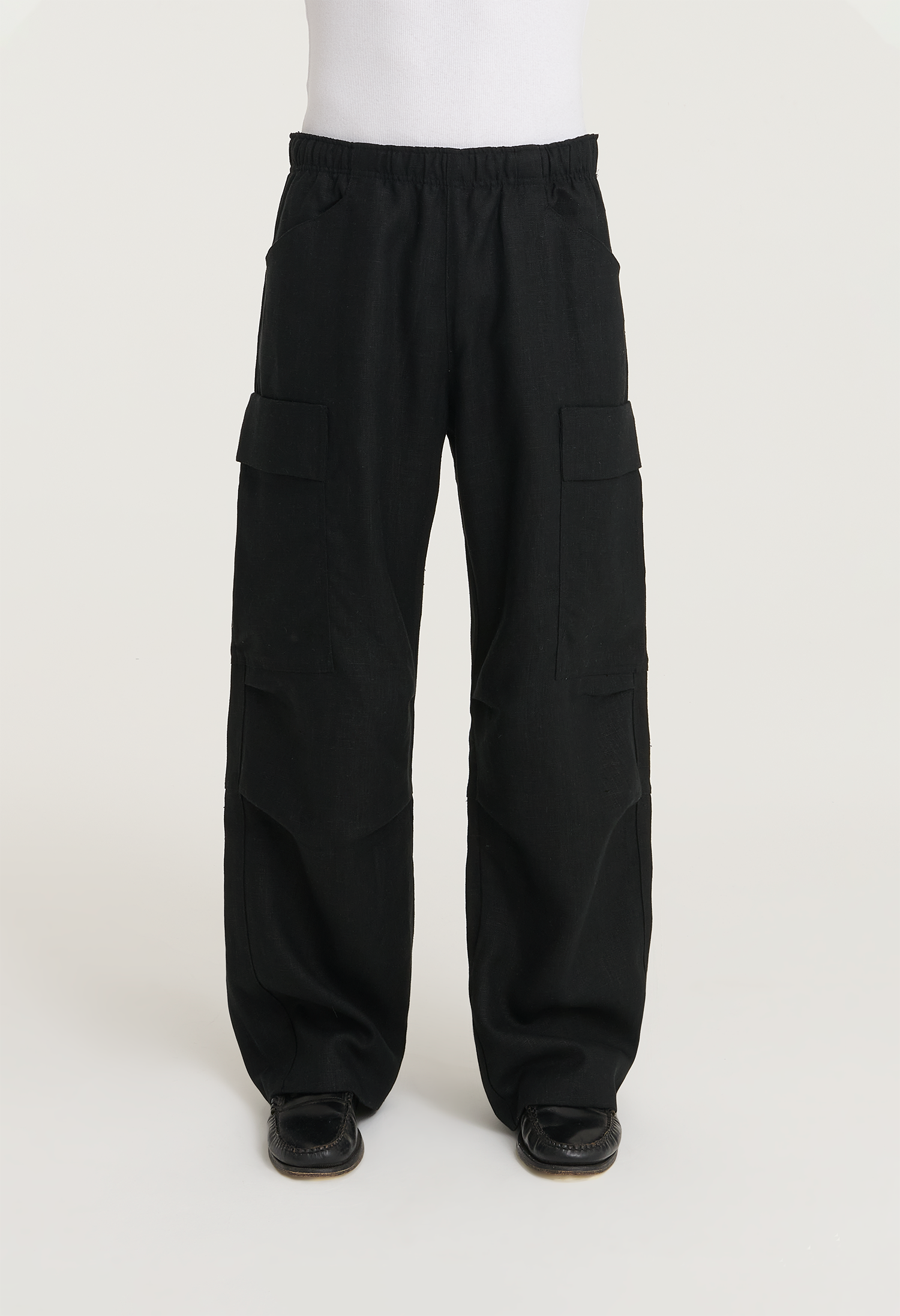 545 HEAVY CARGO LINEN ASH BLACK