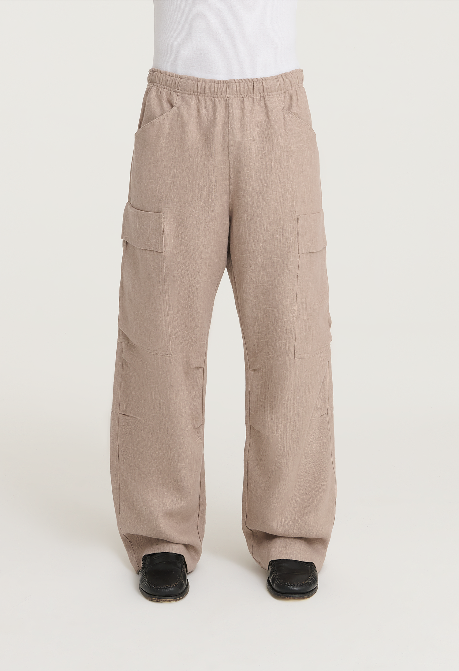 545 HEAVY CARGO LINEN STONE GREY