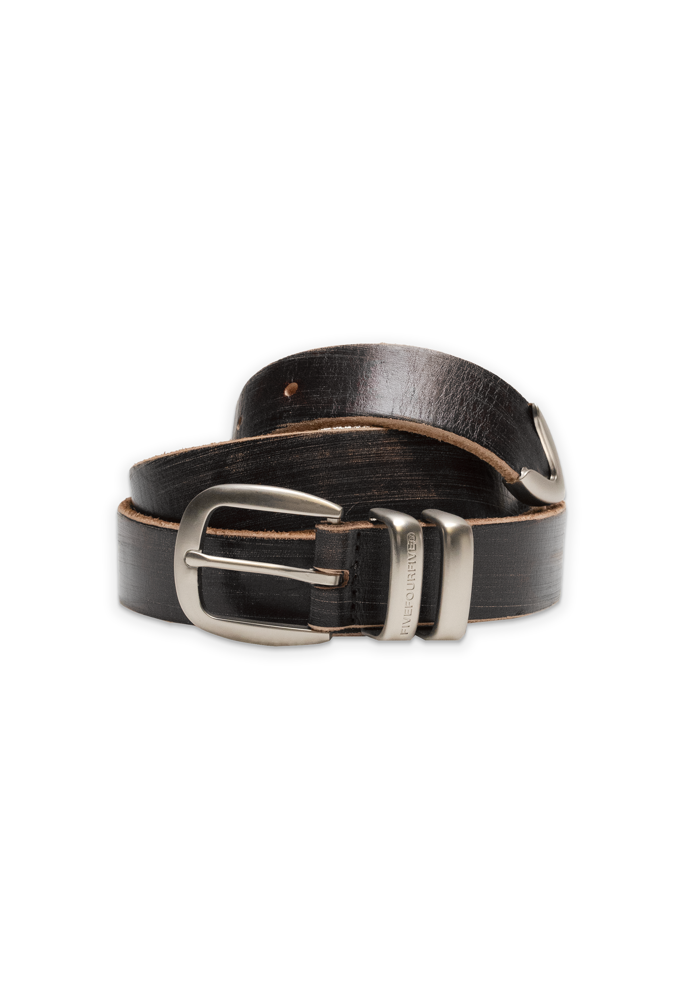 545 EVERYDAY AGED LEATHER BELT BLACK