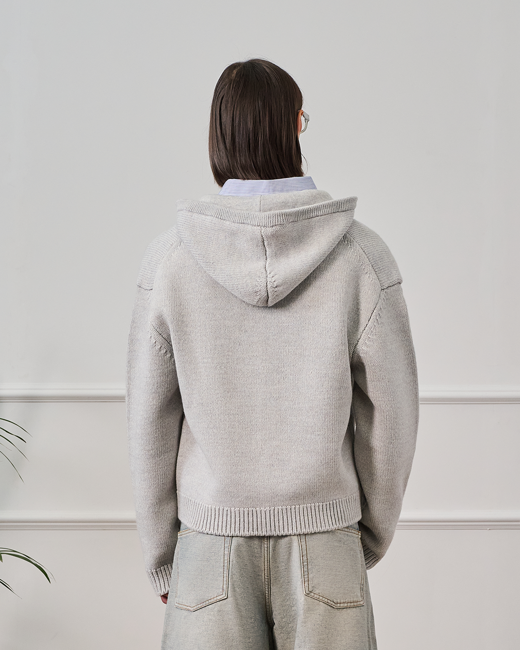 545 Knitted Zip Hoodie