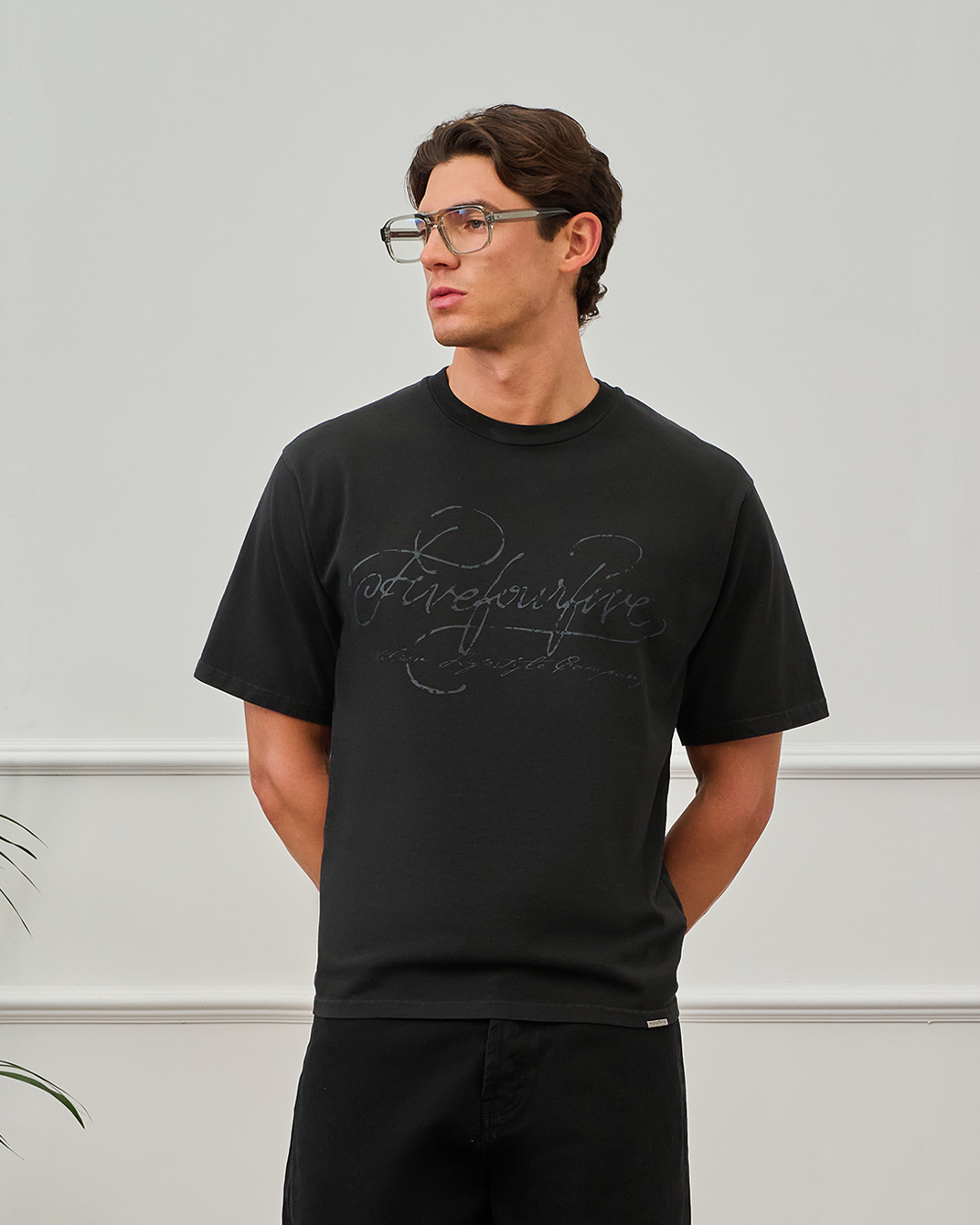 545 Calligraphic Logo Tee