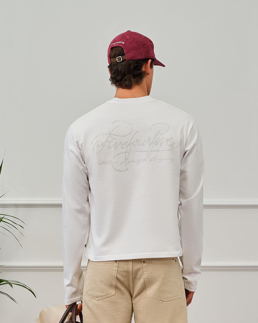 545 Calligraphic Logo Longsleeve