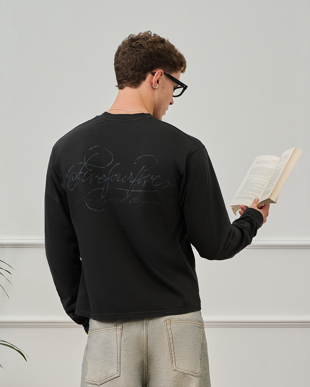 545 Calligraphic Logo Longsleeve