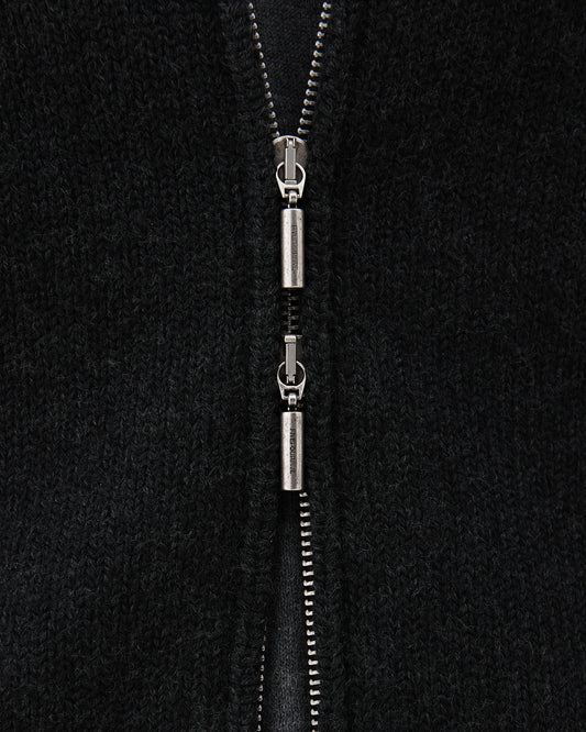 EV. KNIT ZIP BLACK - 4