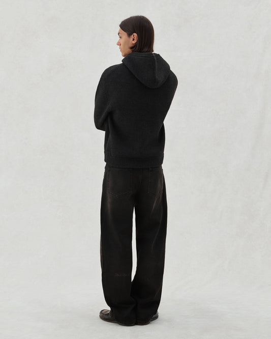 EV. KNIT ZIP BLACK - 6