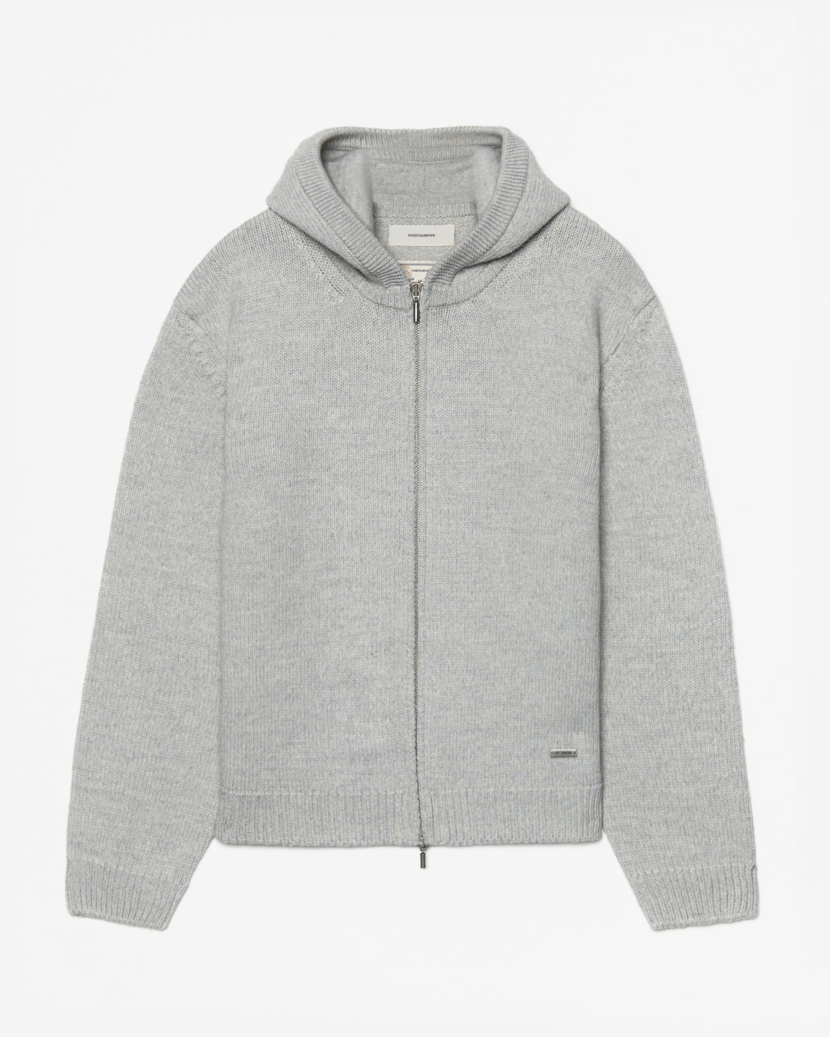 EV. KNIT ZIP GREY - 1