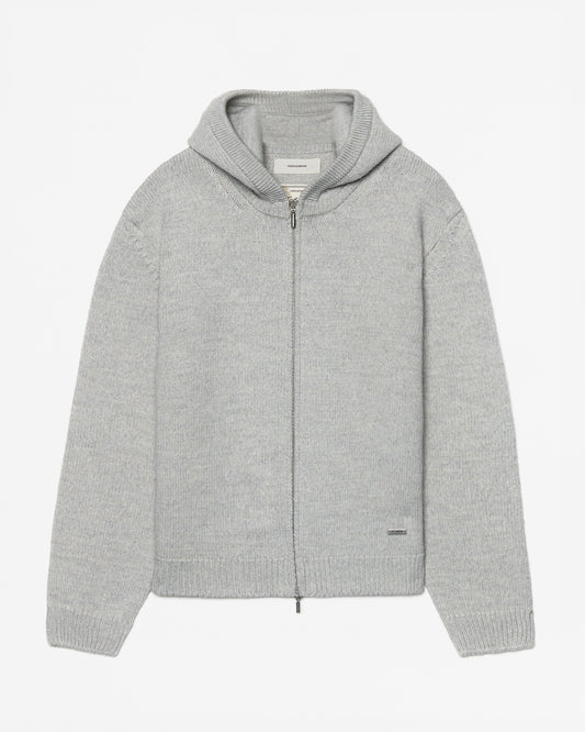 EV. KNIT ZIP GREY - 1