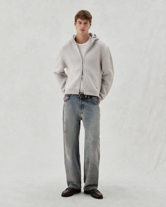 EV. KNIT ZIP GREY - 2