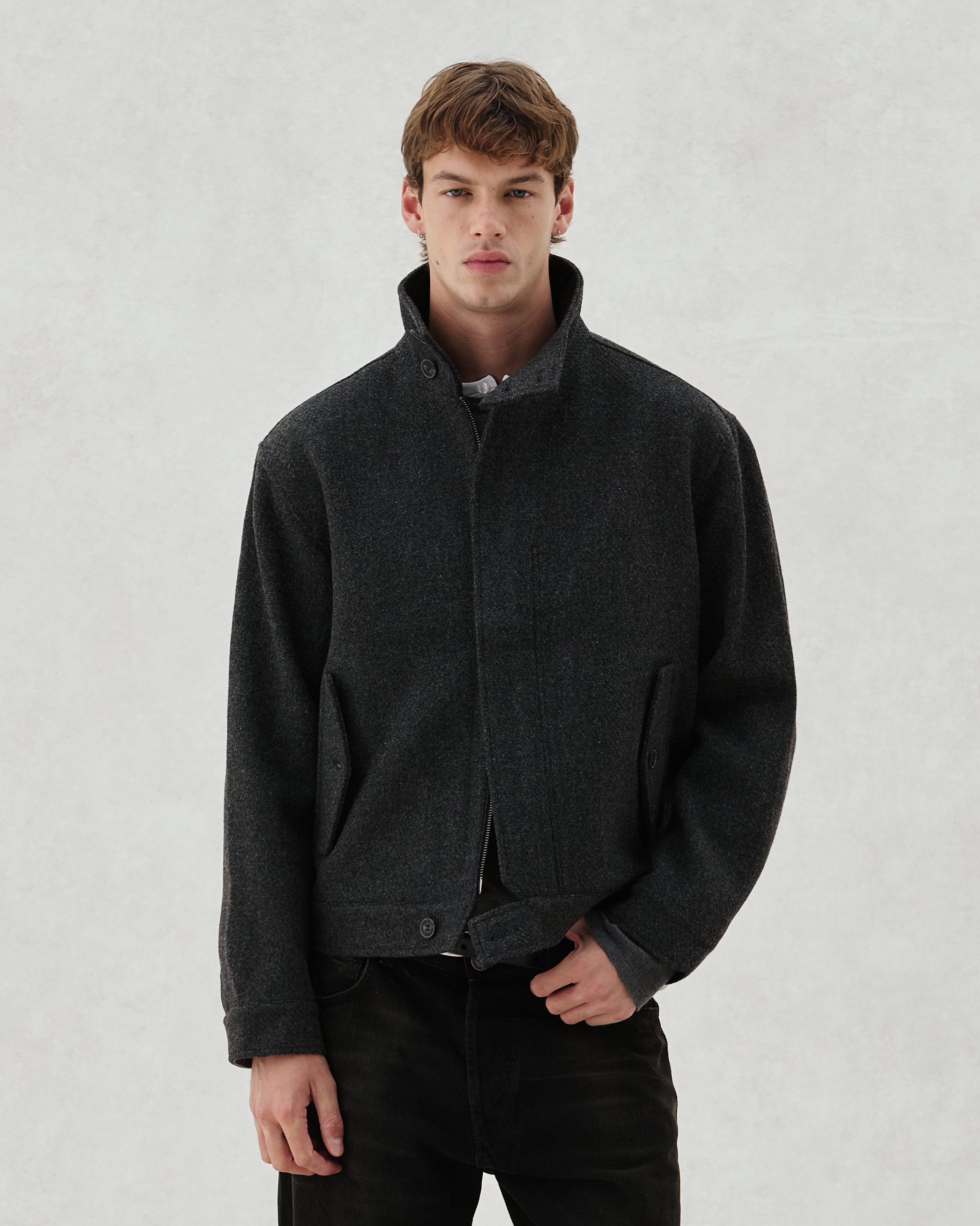 FW26 D2 HARRINGTON BLACK - 5