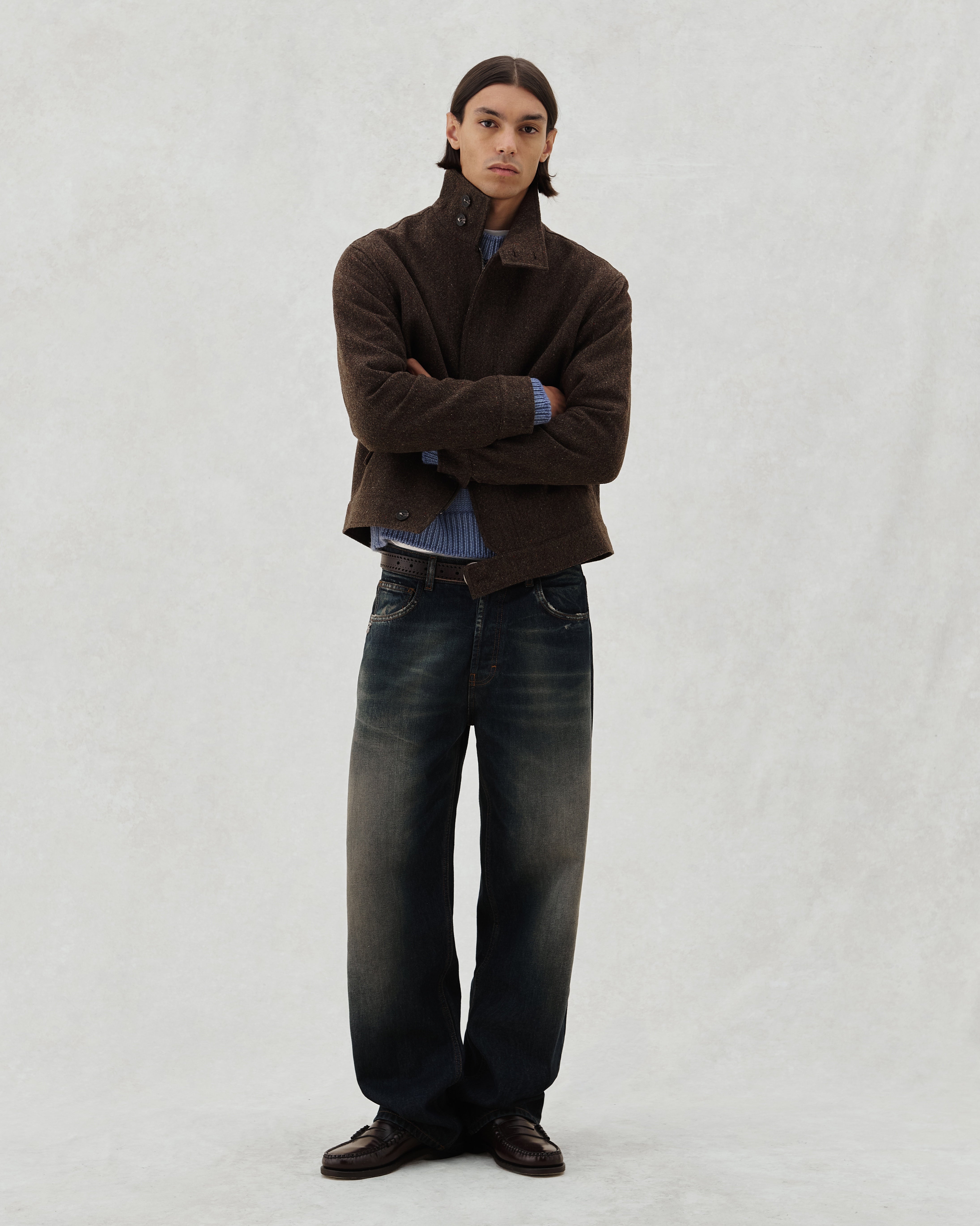 FW26 D2 HARRINGTON BROWN - 4