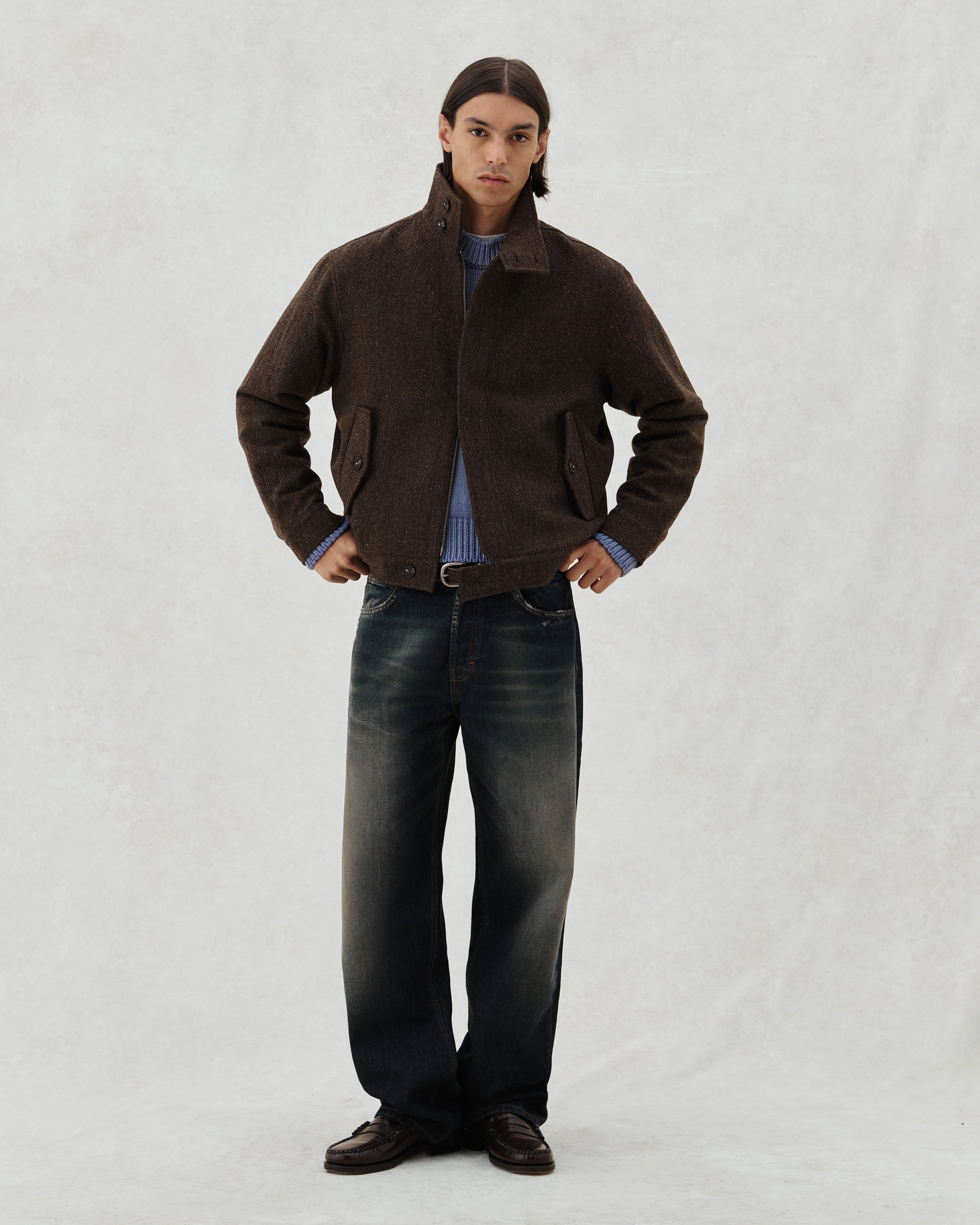 FW26 D2 HARRINGTON BROWN - 5