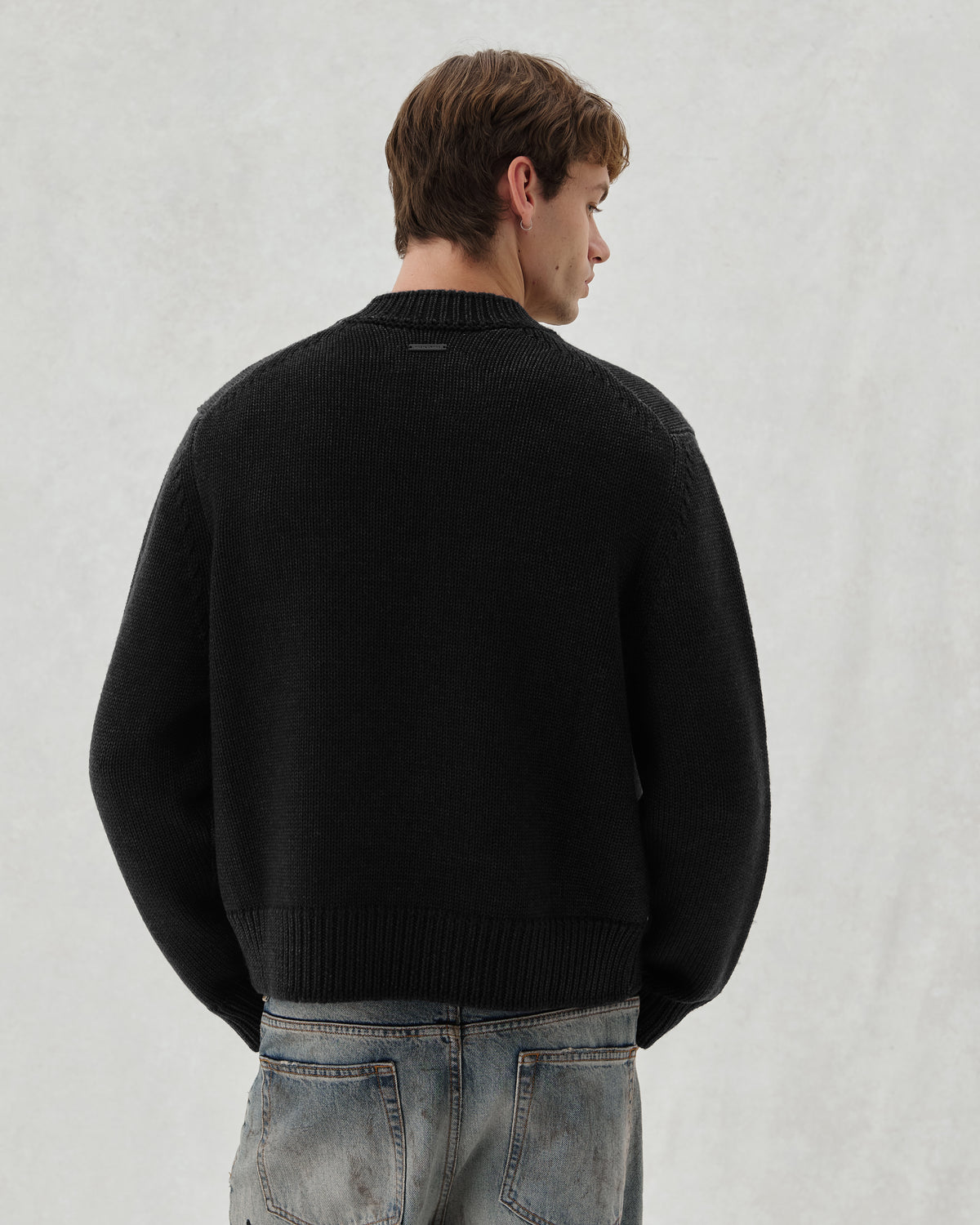 FW26 EV CREW KNIT BLACK - 6