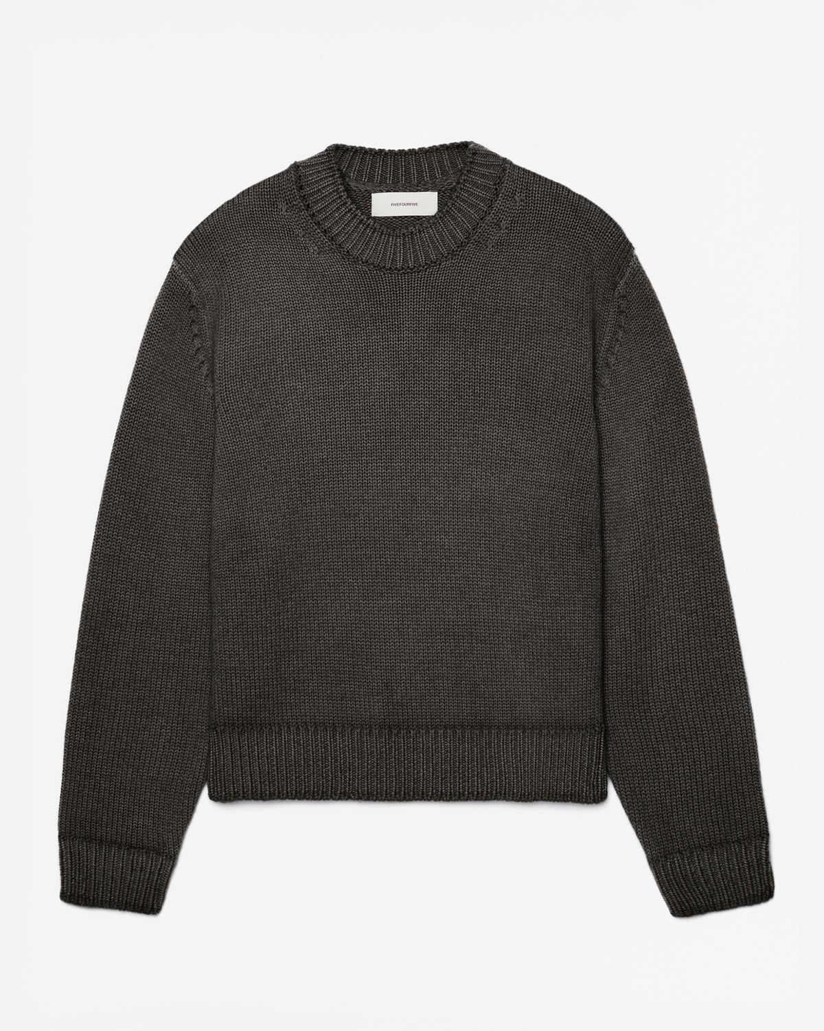 FW26 EV CREW KNIT BROWN - 1