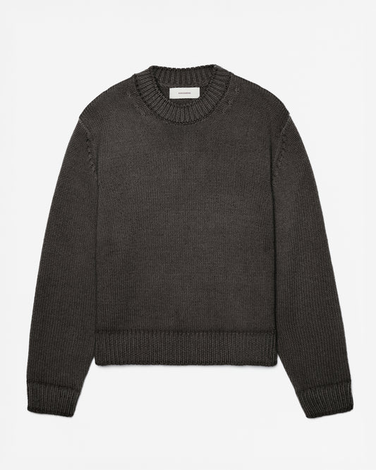 FW26 EV CREW KNIT BROWN - 1