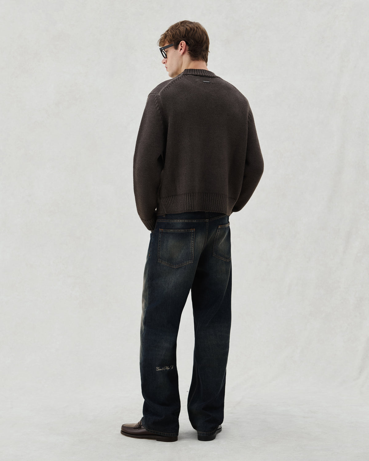 FW26 EV CREW KNIT BROWN - 7