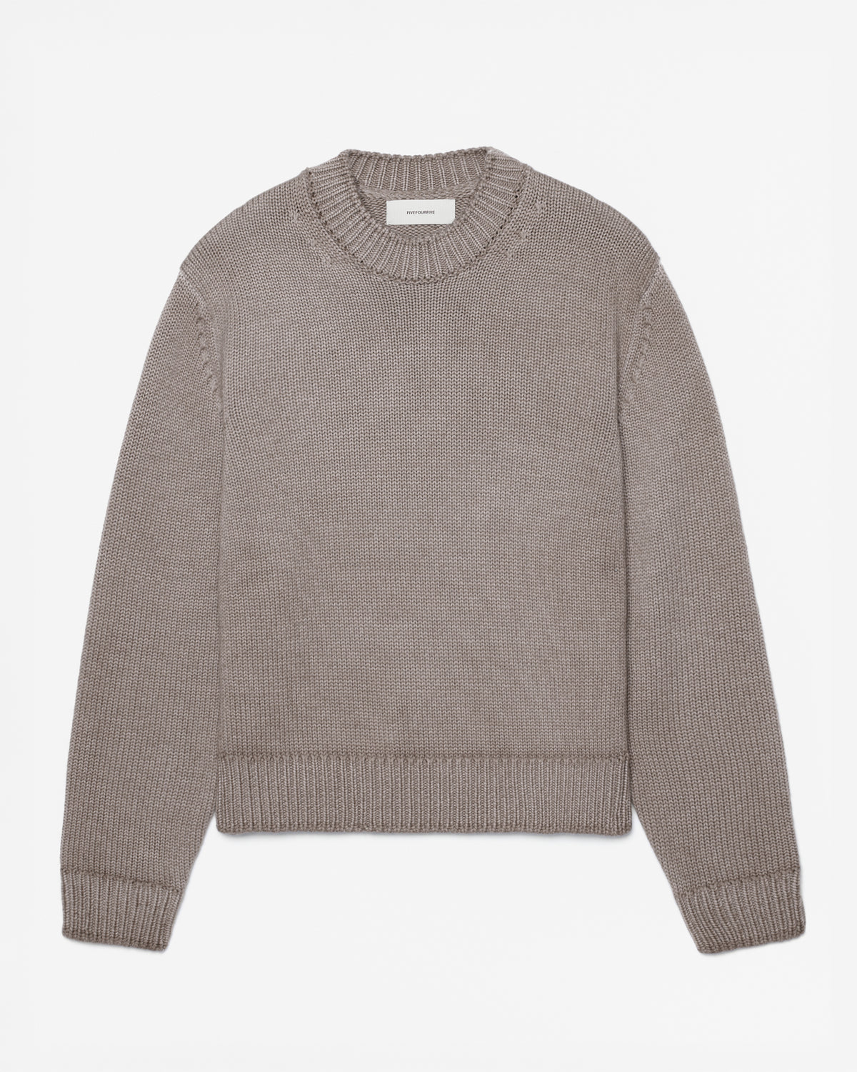 FW26 EV CREW KNIT SAND - 1