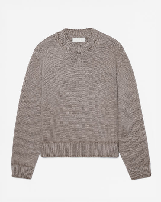 FW26 EV CREW KNIT SAND - 1