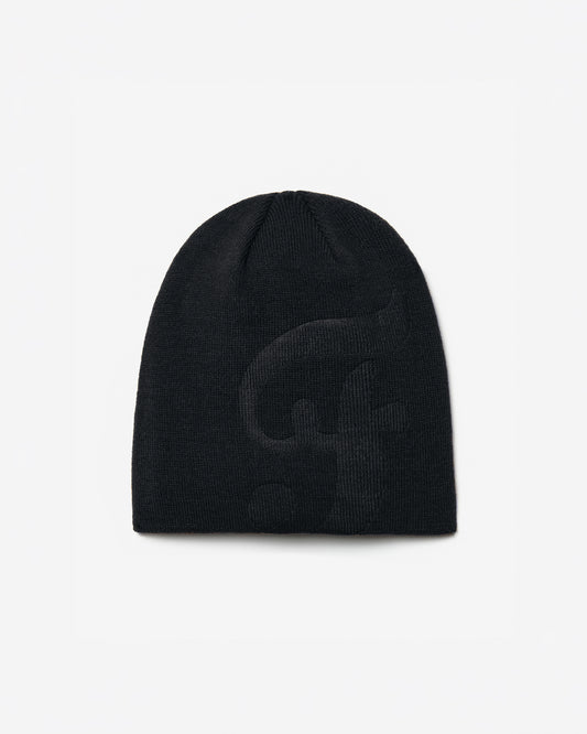 FW26 EV "F" BEANIE BLACK - 1