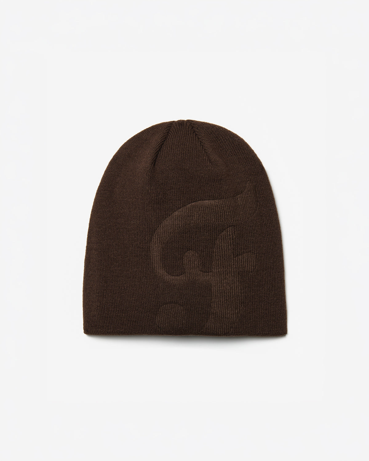 FW26 EV "F" BEANIE BROWN - 1