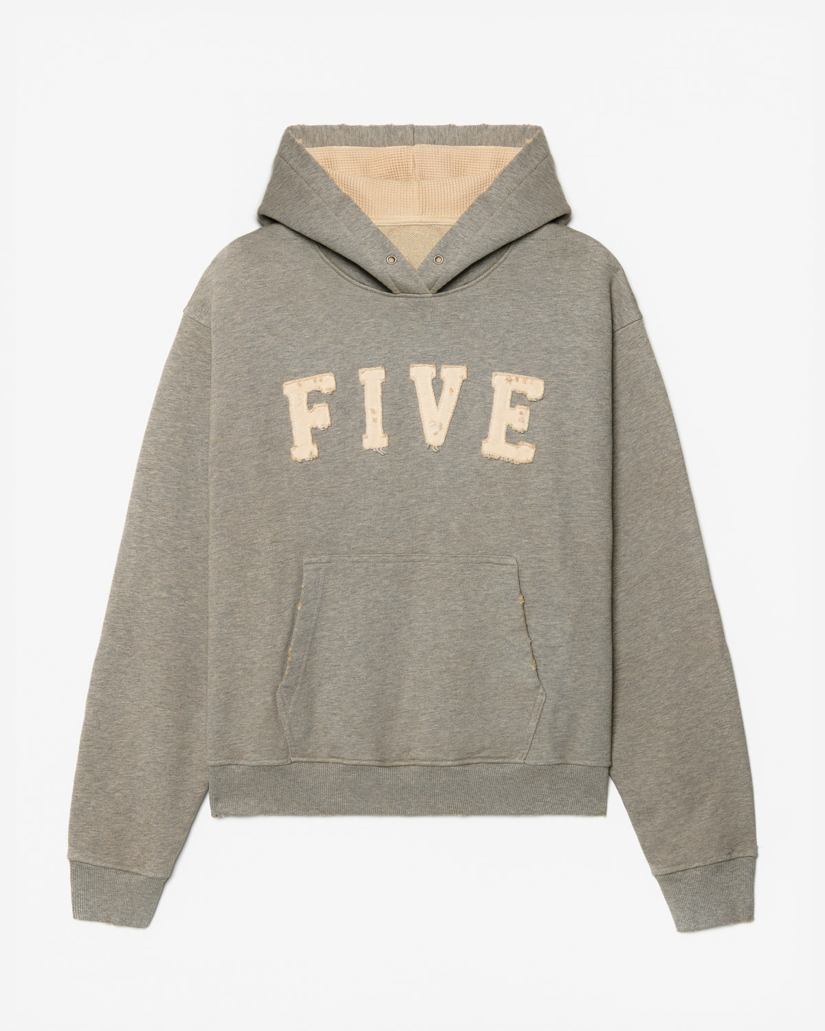 FW26 EV "FIVE" HOODIE GREY - 1