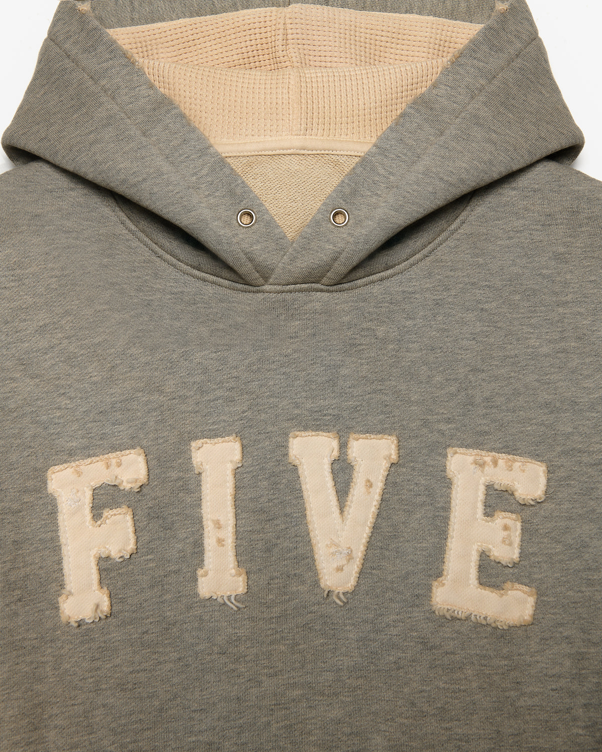 FW26 EV "FIVE" HOODIE GREY - 2