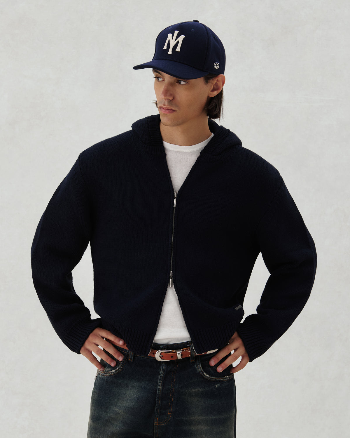 FW26 EV KNIT ZIP NAVY - 6