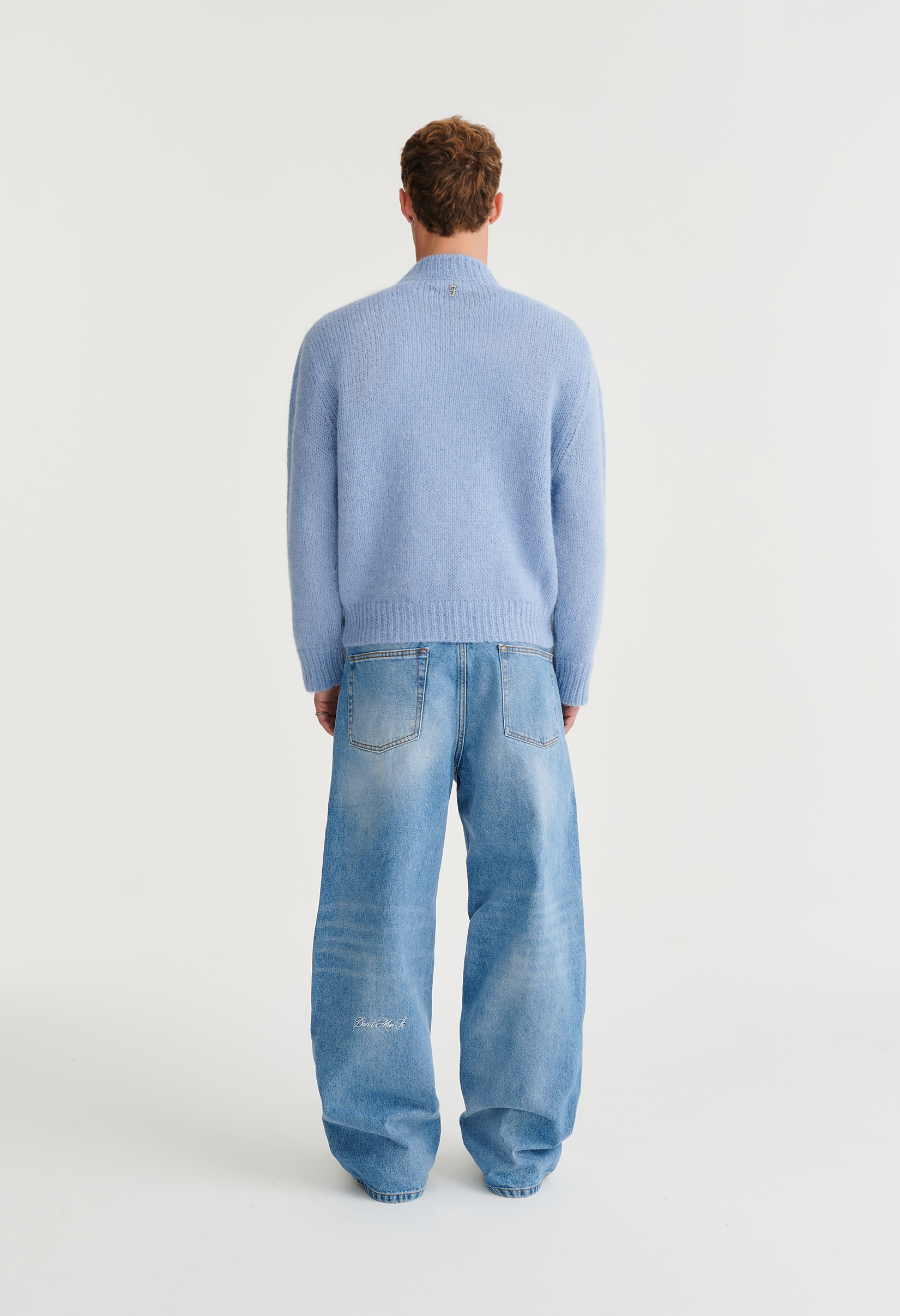 545 EVERYDAY MOHAIR TONES SWEATER LIGHT BLUE