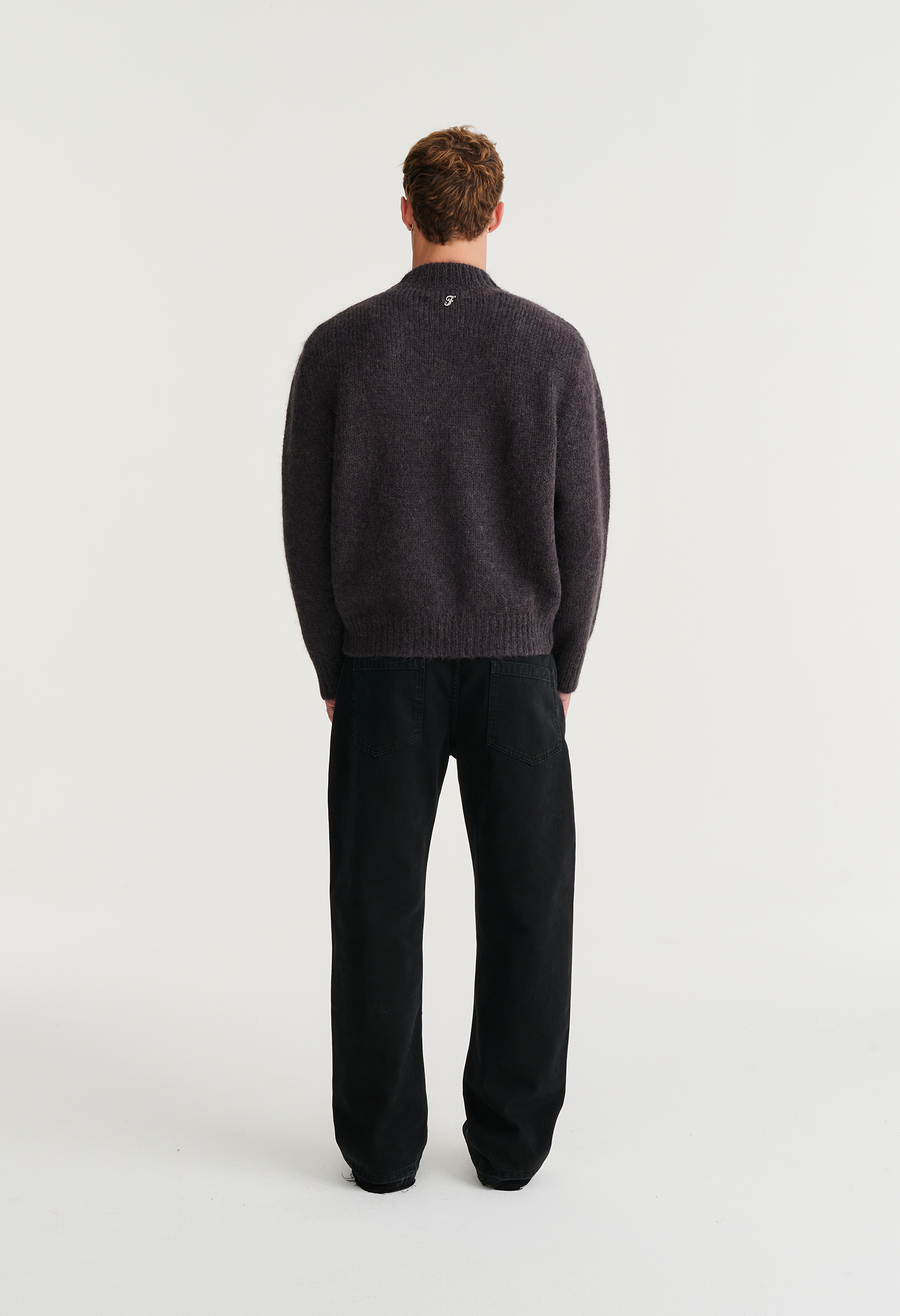 545 EVERYDAY MOHAIR TONES SWEATER LIGHT BLACK