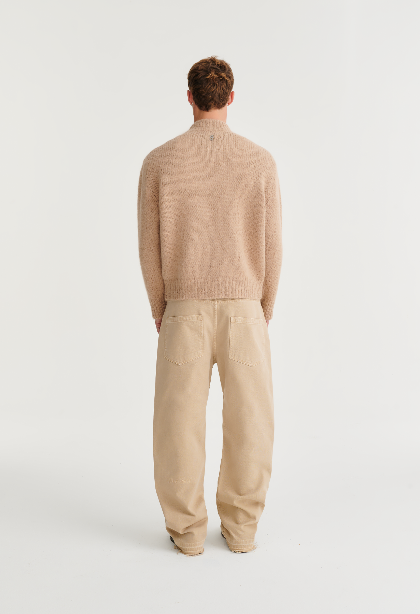 545 EVERYDAY MOHAIR TONES SWEATER EARTH SAND