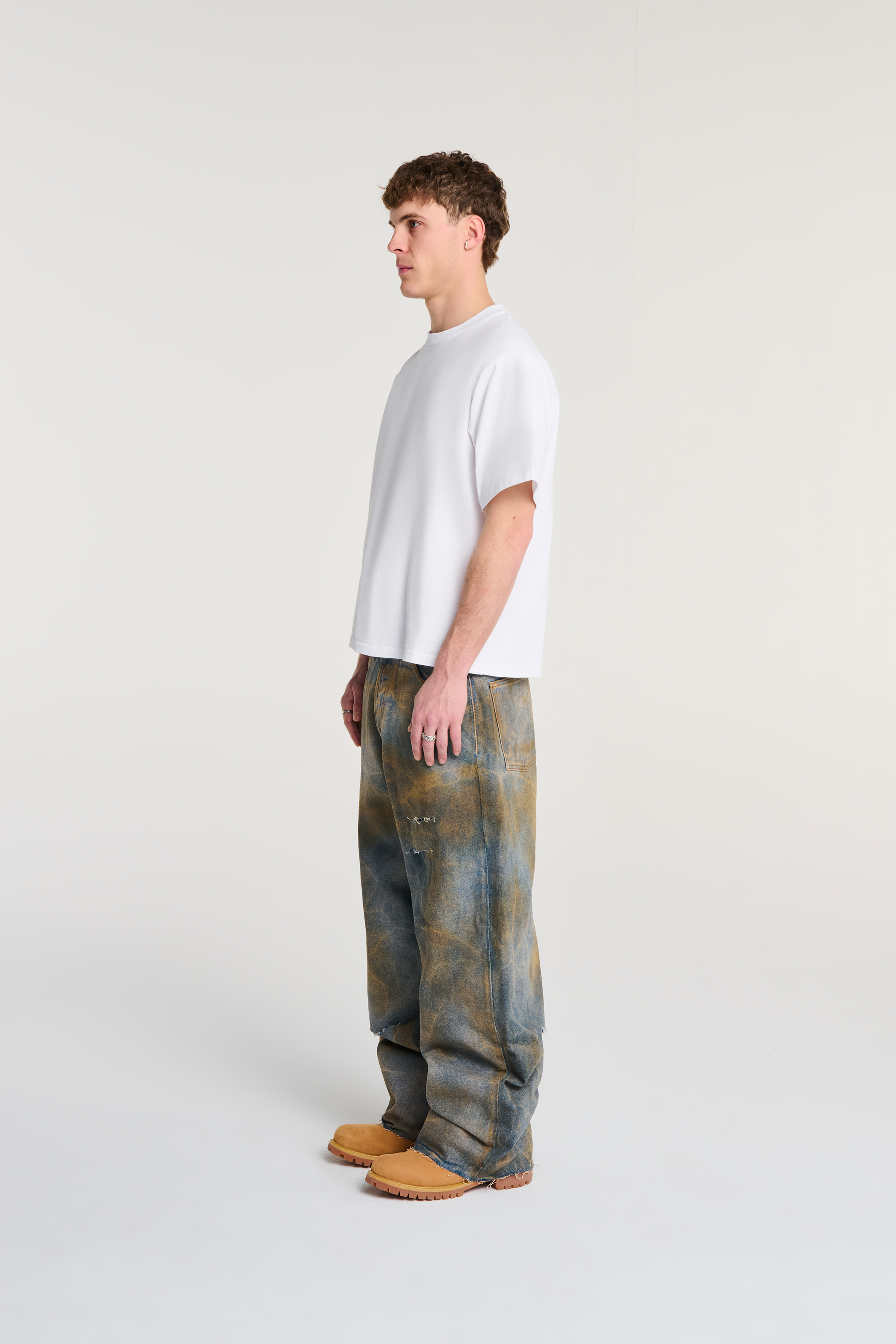 545 WIDE LEG DENIM 03 DIRTY AGED BLUE