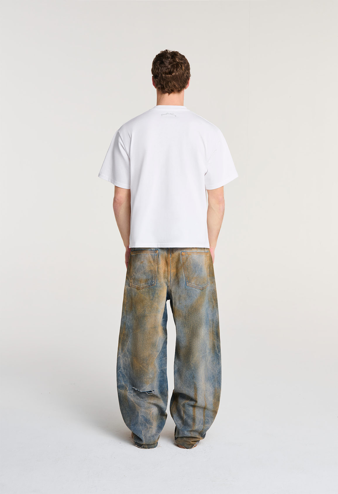 545 WIDE LEG DENIM 03 DIRTY AGED BLUE