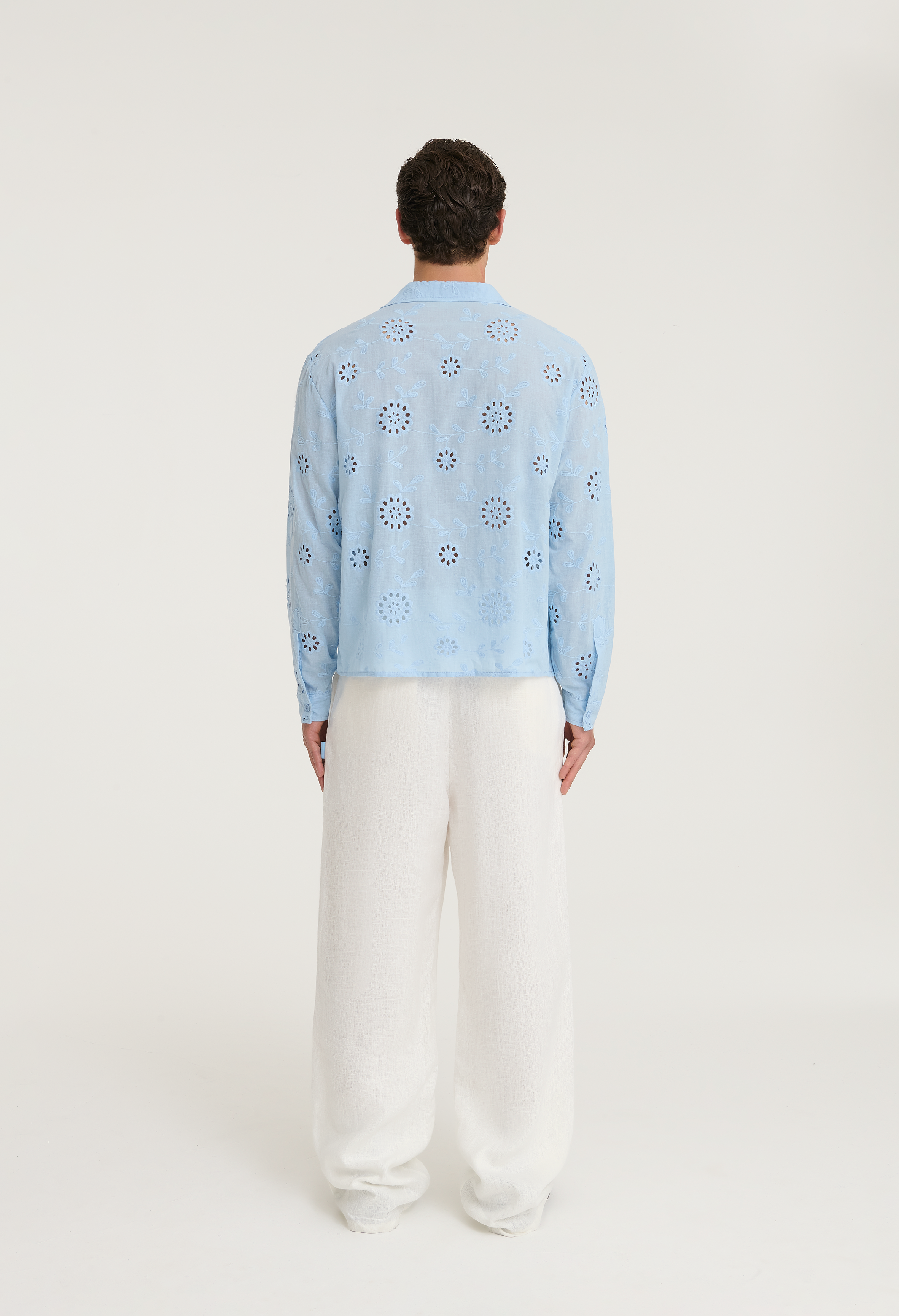 545 ICONIC SANGALLO SUMMER SHIRT LIGHT BLUE