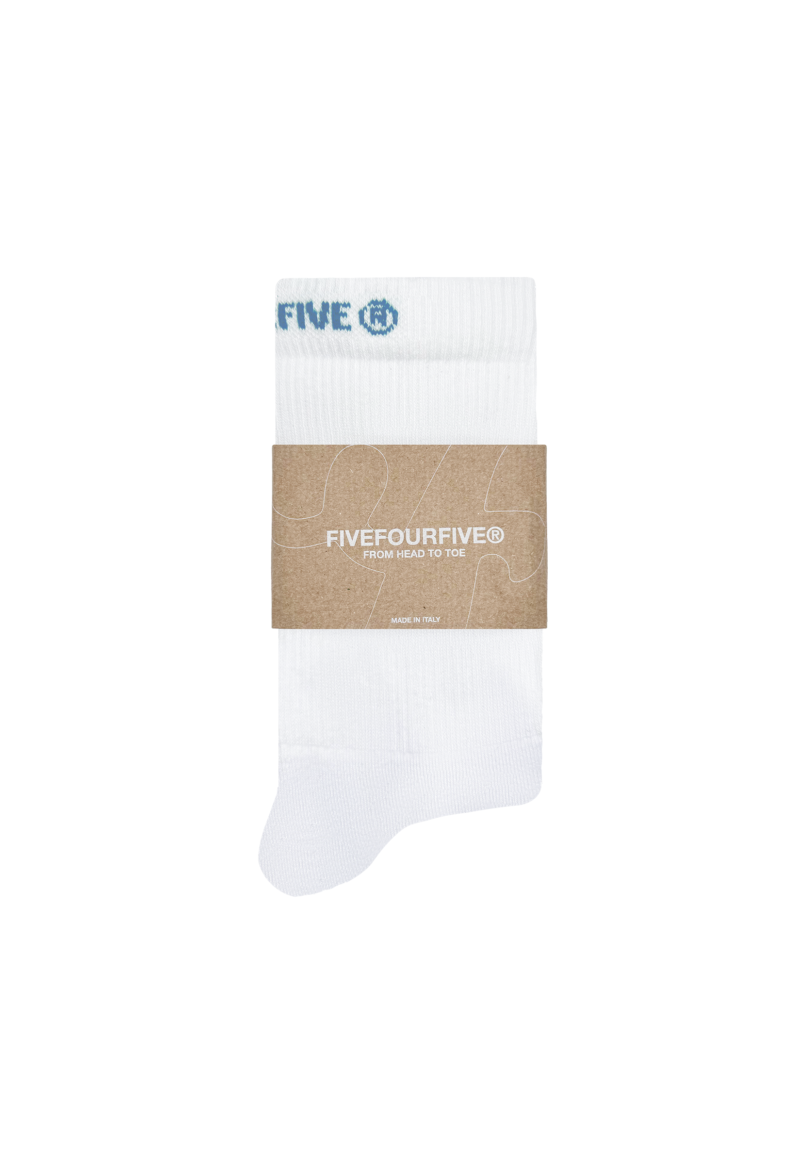 545 EVERYDAY SOCKS WHITE / LIGHT BLUE