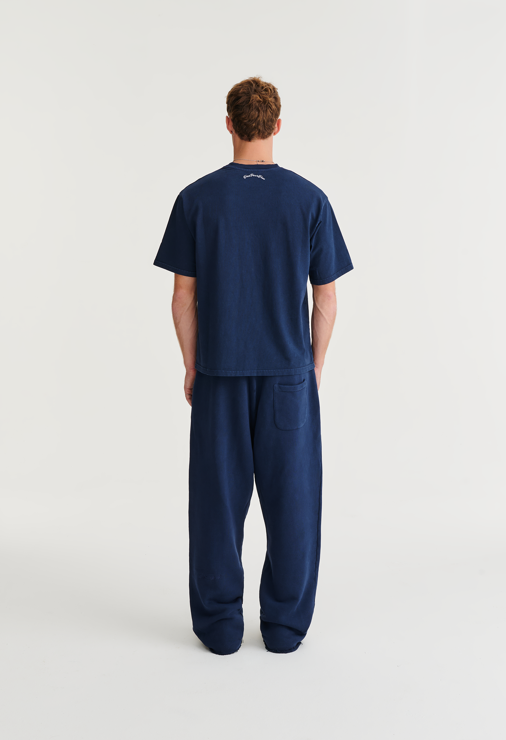 545 EVERYDAY HEAVY COTTON SWEATPANTS WASHED NAVY