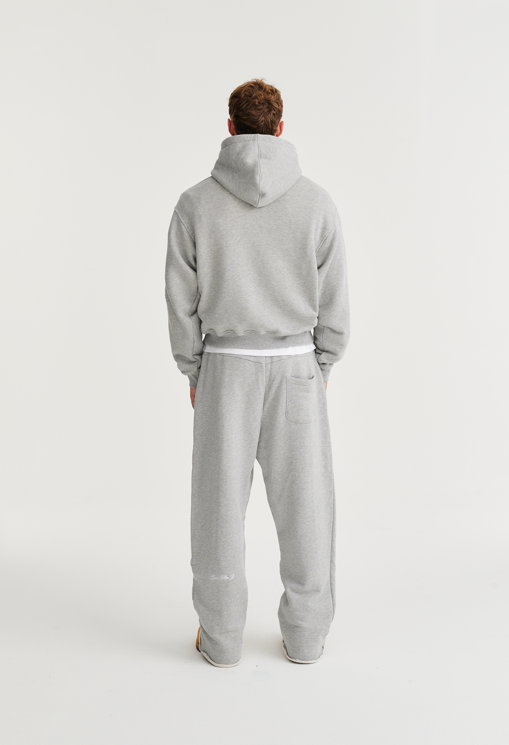 545 EVERYDAY HEAVY COTTON SWEATPANTS HEATHER GREY